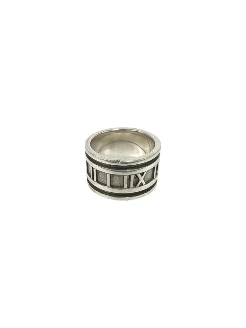 Tiffany & Co Vintage Atlas Wide Ring 925 Sterling Silver